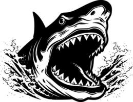 requin - haute qualité vecteur logo - vecteur illustration idéal pour T-shirt graphique