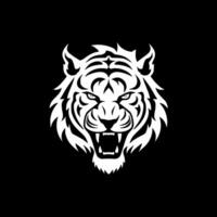 tigre, noir et blanc vecteur illustration