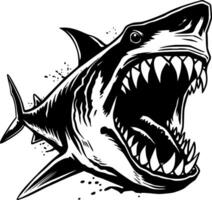 requin - haute qualité vecteur logo - vecteur illustration idéal pour T-shirt graphique