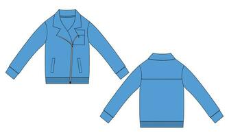 longue manche veste vecteur illustration modèle pour Pour des hommes et garçons