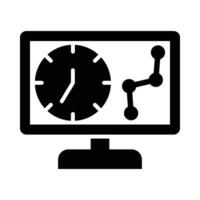 chronologie vecteur glyphe icône pour personnel et commercial utiliser.