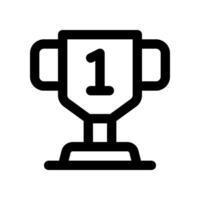 trophée ligne icône. vecteur icône pour votre site Internet, mobile, présentation, et logo conception.
