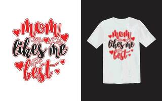 maman l'amour t chemise conception, les mères journée t chemise ou maman l'amour t chemise, content maman cadeau tee, et maman comme, meilleur maman, typographie t chemise conception vecteur