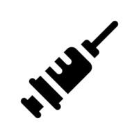 seringue glyphe icône. vecteur icône pour votre site Internet, mobile, présentation, et logo conception.