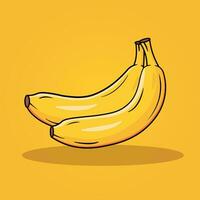 illustration vectorielle de banane fruit vecteur