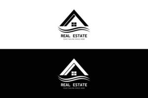 création de logo pour l'immobilier vecteur