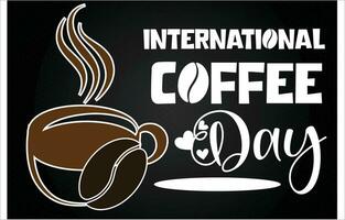 international café journée Contexte conception vecteur