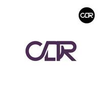 lettre cdr monogramme logo conception vecteur