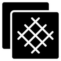 icône de glyphe de tissu vecteur