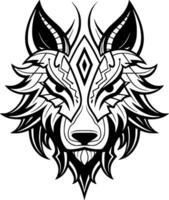 Loup - haute qualité vecteur logo - vecteur illustration idéal pour T-shirt graphique