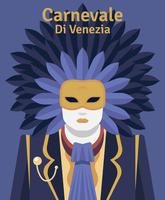 Illustration de Carnevale Di Venezia vecteur