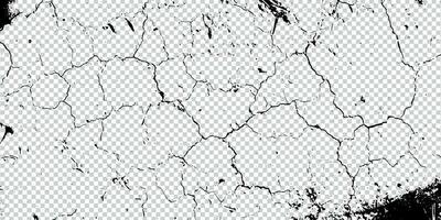 une noir et blanc grunge texture avec fissures, grunge, recouvrir, sale, vaporisateur, grunge Contexte vecteur