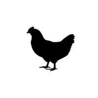 image de une noir poulet vecteur