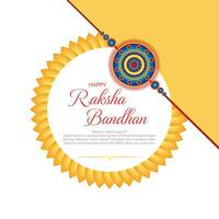 9 raksha bandhan salutation carte avec mandala et texte. vecteur illustration