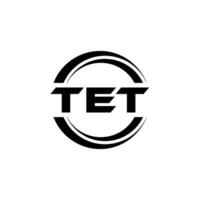 tet logo conception, inspiration pour une unique identité. moderne élégance et Créatif conception. filigrane votre Succès avec le frappant cette logo. vecteur