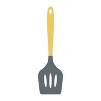 silicone spatule plat illustration. nettoyer icône conception élément sur isolé blanc Contexte vecteur