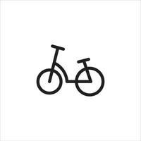 bicyclette icône vecteur illustration symbole