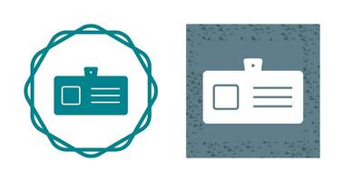 icône de vecteur de carte d'identité