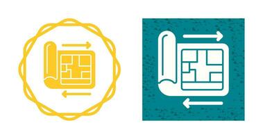 icône de vecteur de plan directeur