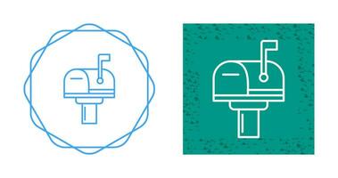icône de vecteur de boîte aux lettres