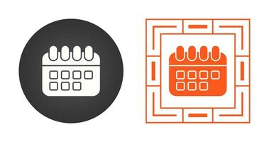 icône de vecteur de calendrier