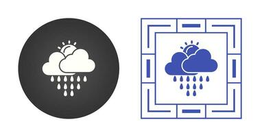 icône de vecteur de pluie