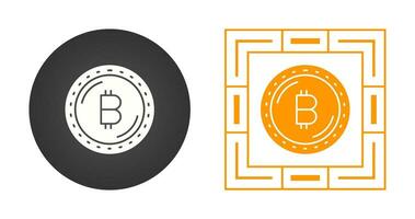 icône de vecteur de devise bitcoin