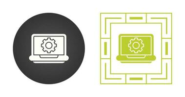 icône de vecteur d & # 39; ordinateur portable