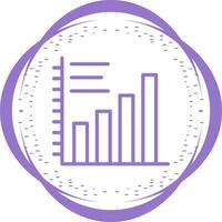 icône de vecteur de graphique à barres