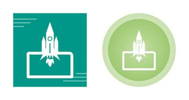 icône de vecteur lancé de fusée