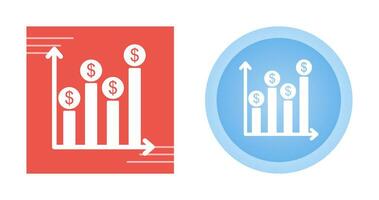 icône de vecteur de revenus