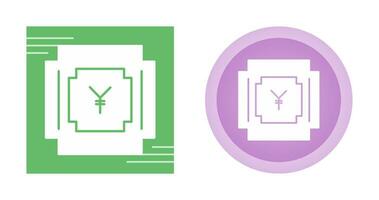 icône de vecteur symbole yen