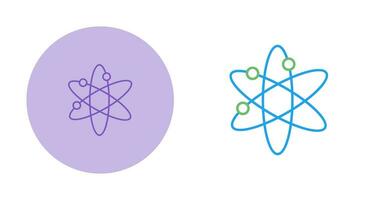 icône de vecteur de structure atomique