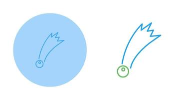 icône de vecteur de comète