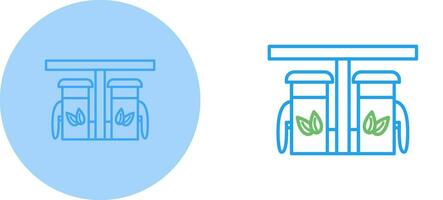 icône de vecteur de pompe à essence écologique