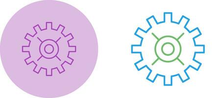 icône de vecteur de roue dentée