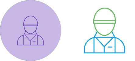 icône de vecteur de travailleur de l'industrie