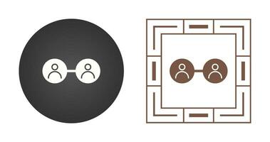 icône de vecteur de cercle social