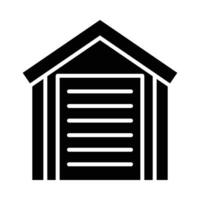 garage vecteur glyphe icône pour personnel et commercial utiliser.