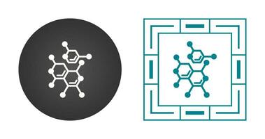 icône de vecteur de molécules
