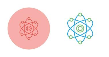 icône de vecteur d & # 39; atome
