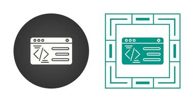 icône de vecteur de programmation