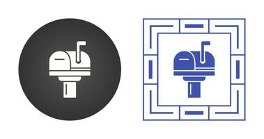 icône de vecteur de boîte aux lettres