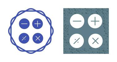 icône de vecteur de symboles mathématiques