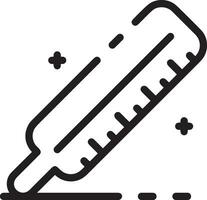 thermomètre médicament icône symbole image vecteur. illustration de le Température du froid et chaud mesure outil conception image.eps dix vecteur