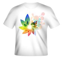 Design de t-shirt Vector avec design coloré