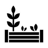 jardin vecteur glyphe icône pour personnel et commercial utiliser.