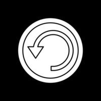 circulaire La Flèche vecteur icône conception