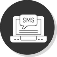 conception d'icône de vecteur sms