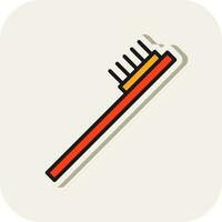 conception d'icône de vecteur de brosse à dents